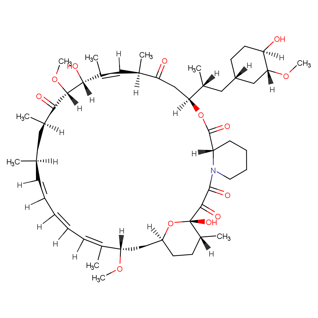 Rapamycin structure