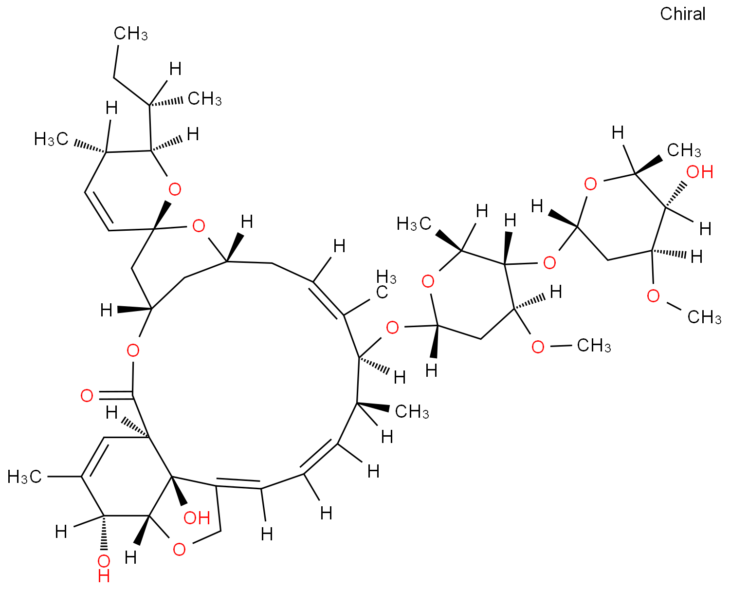 阿维菌素化学结构式