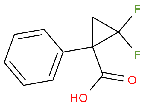 2,2-二氟-1-苯基环丙烷羧酸 CAS号:156021-07-7科研及生产专用 高校及研究所支持货到付款