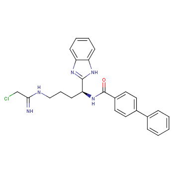 (S)-N-(1-(1H-苯并[d]咪唑-2-基)-4-(2-氯乙酰亚胺基)丁基)-[1,1'-联苯基]-4-甲酰胺/1802637-39-3