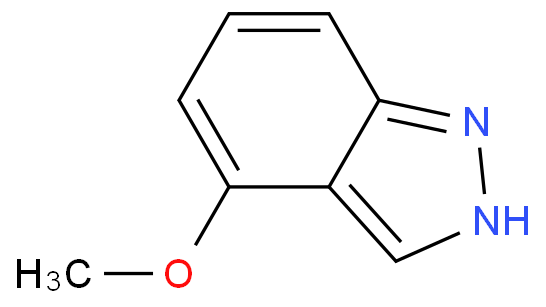 4-甲氧基吲唑化学结构式