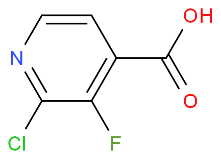 2-Chloro-3-fluoroisonicotinic acid