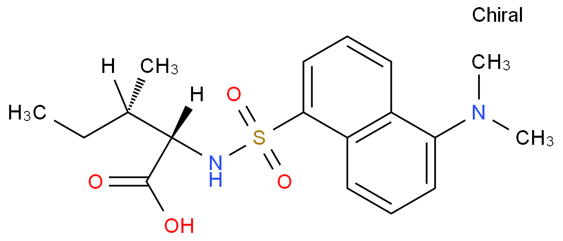 (2S,3S)-2-[[5-(dimethylamino)naphthalen-1-yl]sulfonylamino]-3-methylpentanoic acid