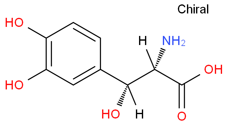 屈西多巴化学结构式