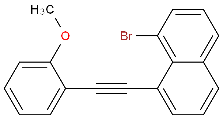 Naphthalene, 1-bromo-8-[2-(2-methoxyphenyl)ethynyl]-