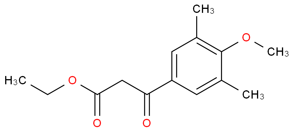 Ethyl (3,5-dimethyl-4-methoxybenzoyl)acetate