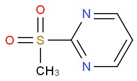 2-甲砜基嘧啶化学结构式