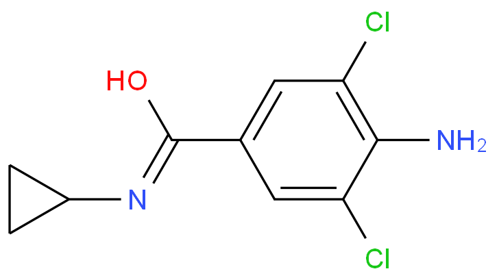 4-amino-3,5-dichloro-N-cyclopropylbenzamide