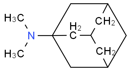 N,N-二甲基金刚烷胺化学结构式