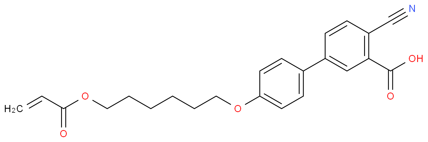 4-氰基苯基 4-((6-(丙烯酰氧基)己基)氧基)苯甲酸酯