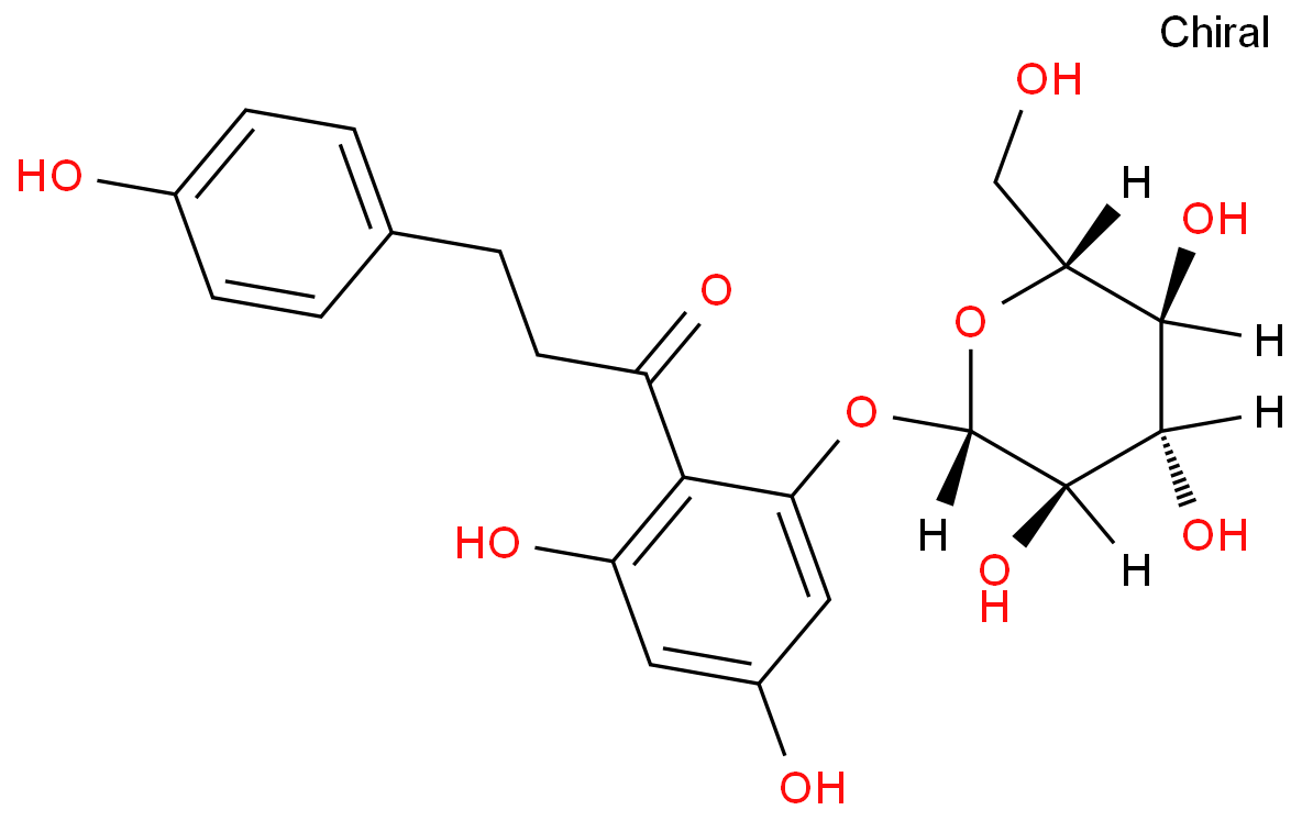 根皮苷化学结构式