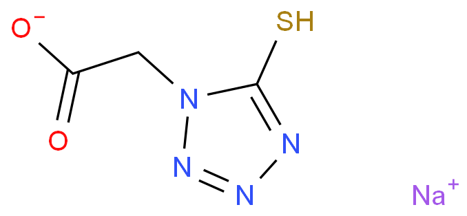 1H-Tetrazole-1-aceticacid, 2,5-dihydro-5-thioxo-, sodium salt (1:1)