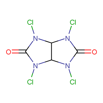四氯甘脲化学结构式