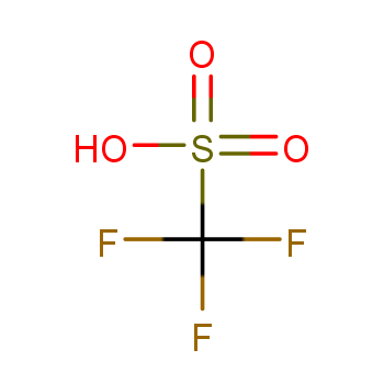 Trifluoromethanesulfonic acid structure