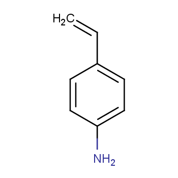 4-乙烯苯胺化学结构式