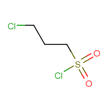 3-氯丙烷磺酰氯化学结构式