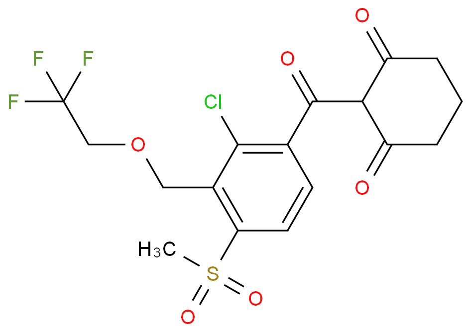 2-(2-氯-4-(甲基磺酰基)-3-((2,2,2-三氟乙氧基)甲基)苯甲酰基)环己烷-1,3-二酮/335104-84-2