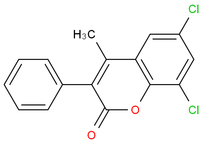 6,8-DICHLORO-4-METHYL-3-PHENYLCOUMARIN