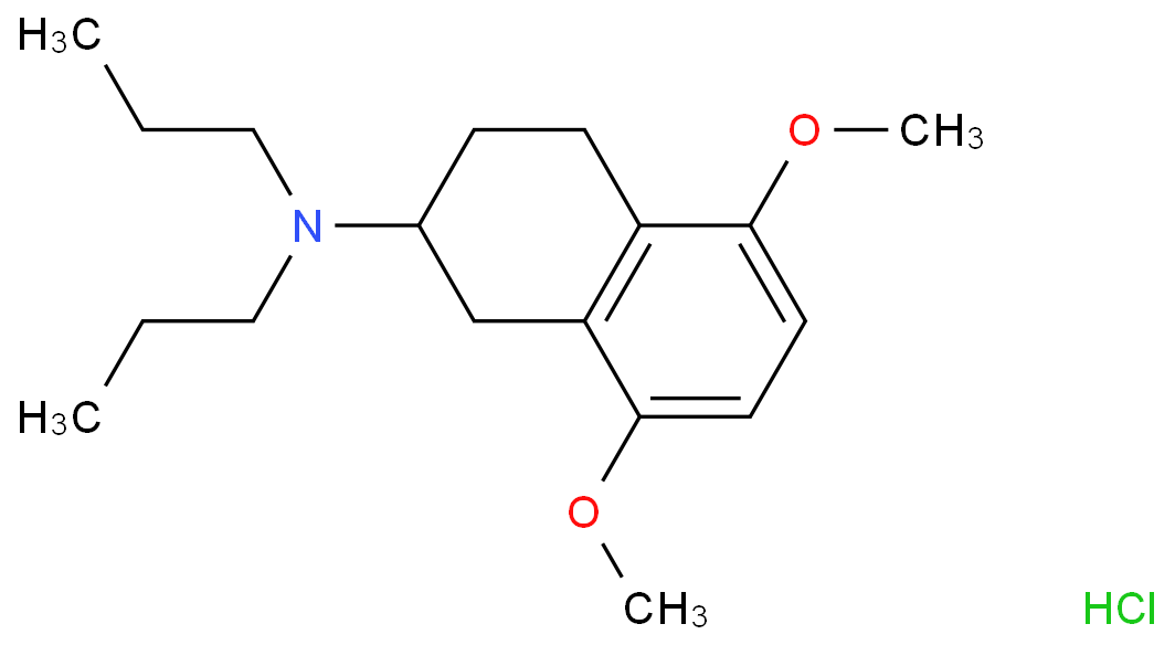 2-Naphthalenamine, 1,2,3,4-tetrahydro-5,8-dimethoxy-N,N-dipropyl-,hydrochloride