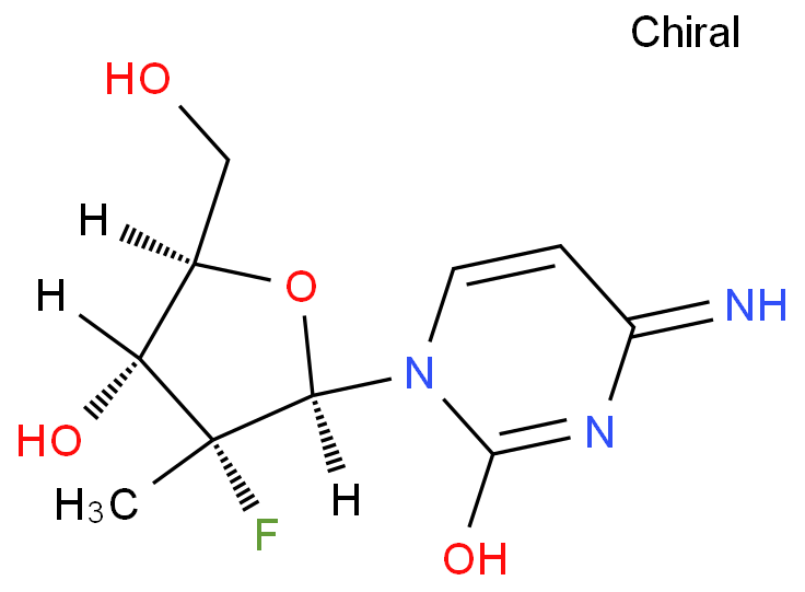 4-amino-1-[(2R,3R,4R,5R)-3-fluoro-4-hydroxy-5-(hydroxymethyl)-3-methyloxolan-2-yl]pyrimidin-2-one