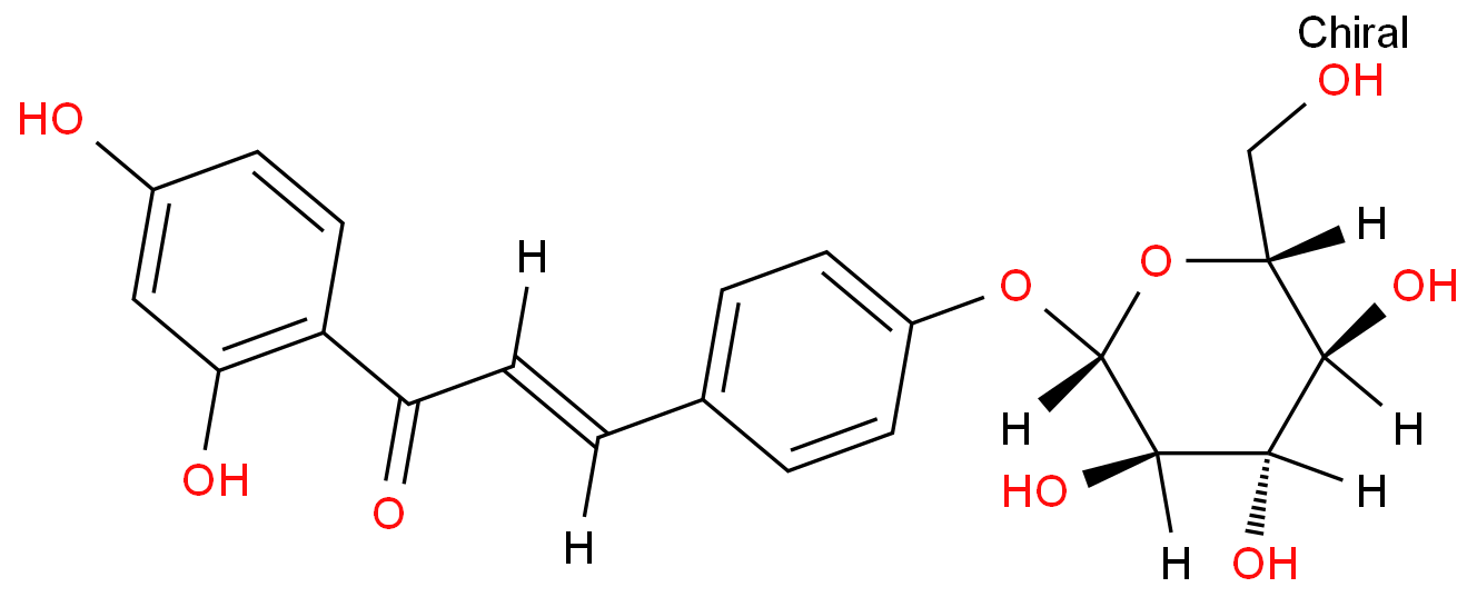 (E)-1-(2,4-dihydroxyphenyl)-3-[4-[(2S,3R,4S,5S,6R)-3,4,5-trihydroxy-6-(hydroxymethyl)oxan-2-yl]oxyphenyl]prop-2-en-1-one