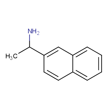3906-16-9 (R)-(+)-1-(2-萘基)乙胺 结构式图片