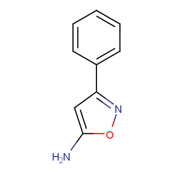 3-苯基-5-氨基异噁唑化学结构式