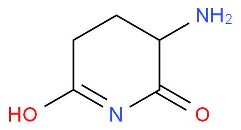 3-氨基-2,6-哌啶二酮化学结构式
