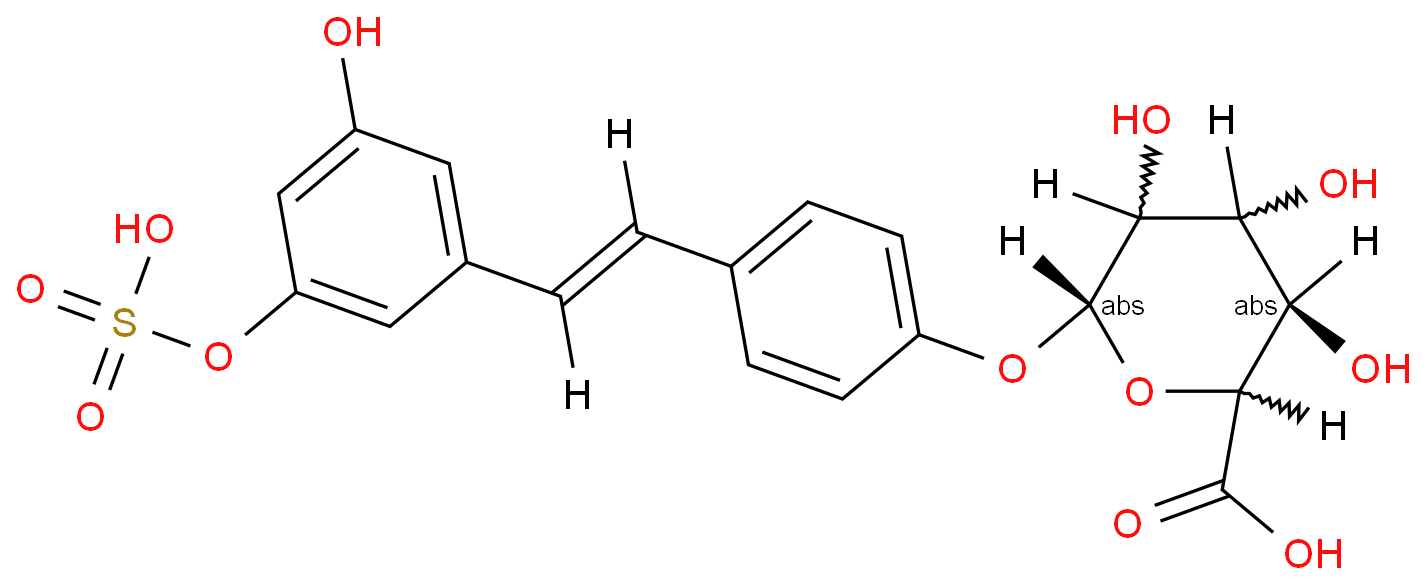 Resveratrol 3-Sulfat-4’glucuronide