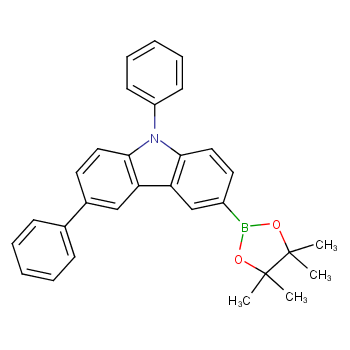 3,9-二苯基咔唑-6-硼酸频哪醇酯 CAS:1359833-28-5
