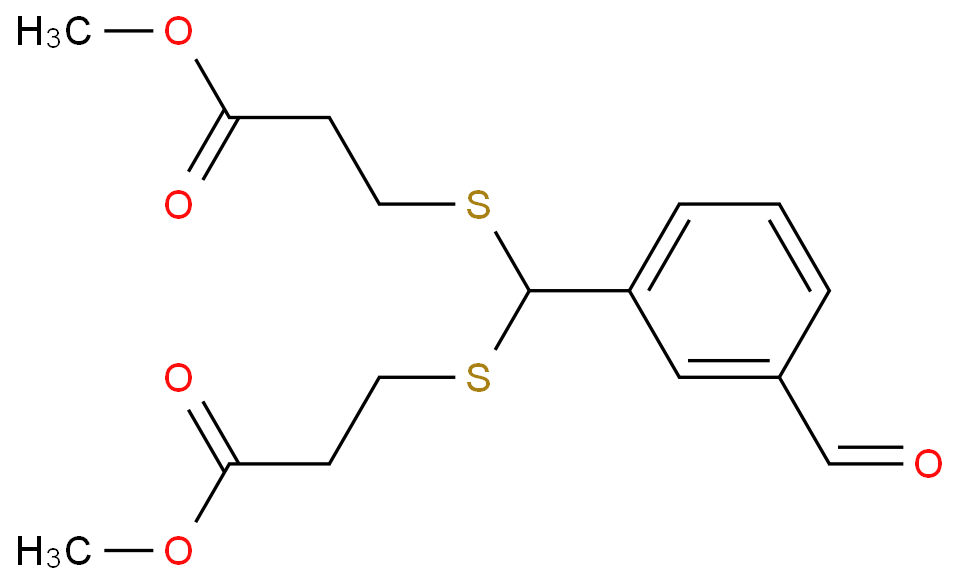 diMethyl 3,3'-((3-forMylphenyl)Methylene)bis(sulfanediyl)dipropanoate