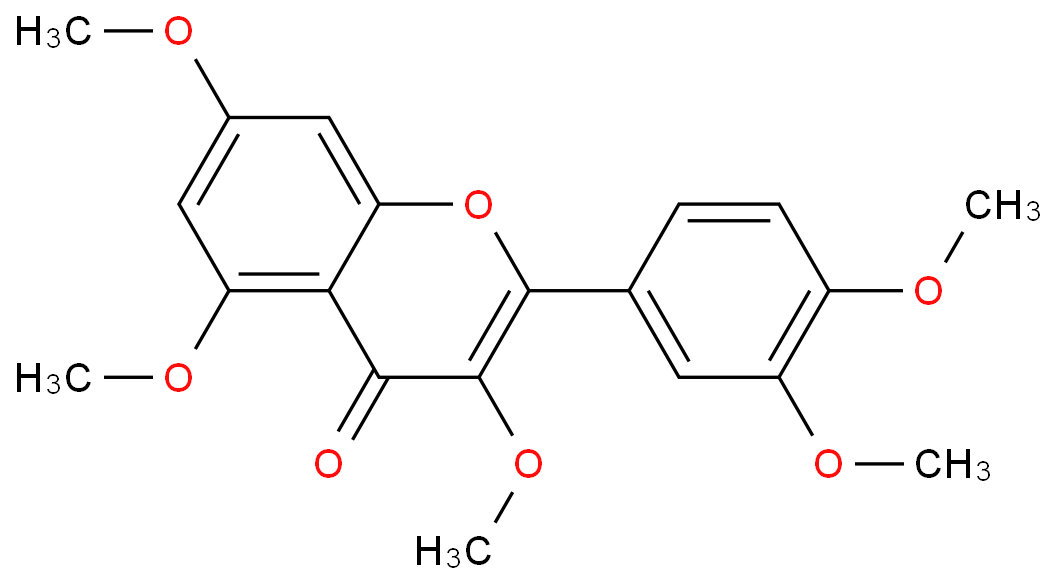 QUERCETIN-3,5,7,3',4'-PENTAMETHYL ETHER structure