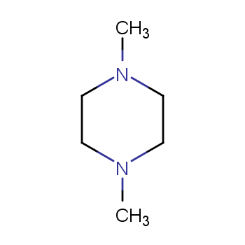 1,4-二甲基哌嗪化学结构式