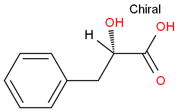 L-(-)-3-苯基乳酸化学结构式