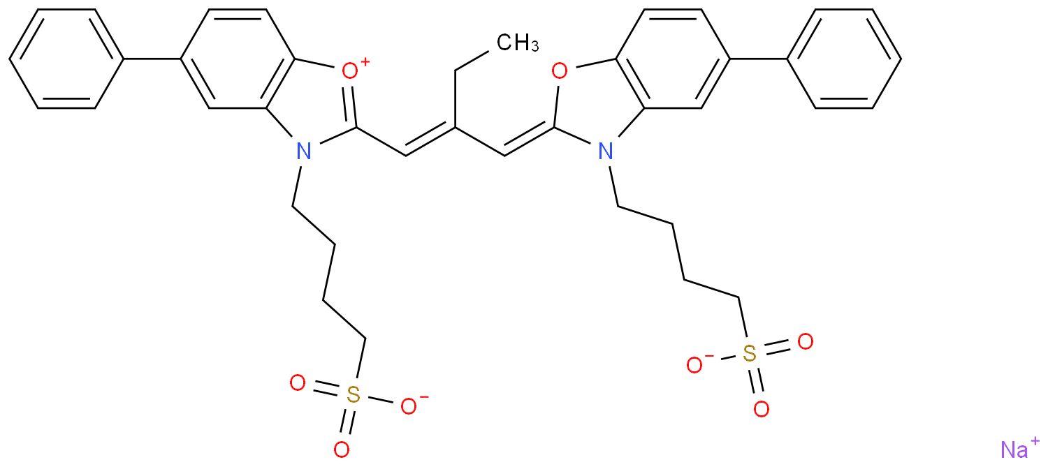 3,3'-BIS(4-SULFOBUTYL)-5,5'-DIPHENYL-9-ETHYLOXACARBOCYANINE BETAINE SODIUM SALT