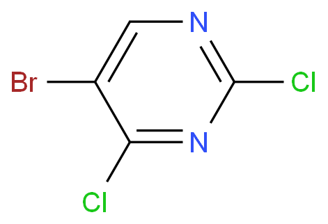 5-Bromo-2,4-dichloropyrimidine structure