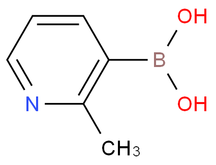 2-甲基砒啶-3-硼酸化学结构式