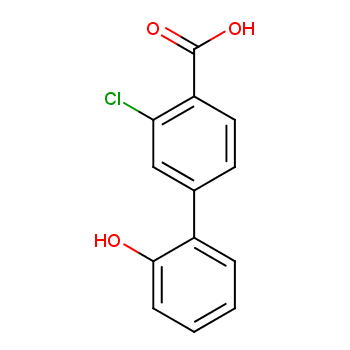 2-Chloro-4-(2-hydroxyphenyl)benzoic acid