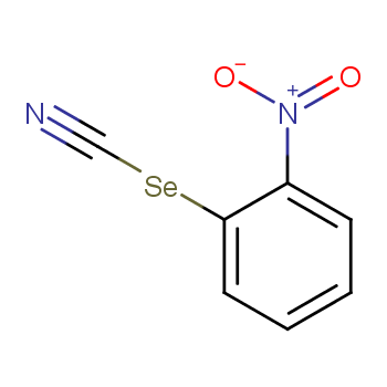 2-硝基苯基丝氰酸酯化学结构式