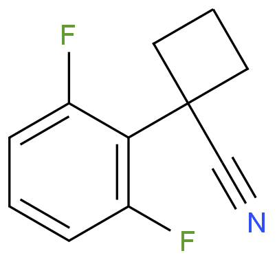 1-(2,6-Difluorophenyl)cyclobutane-1-carbonitrile