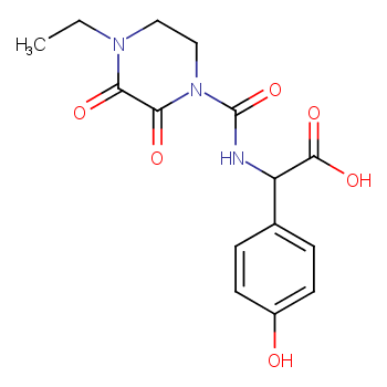 D-(-)-2-（4-Ethyl-piperazin-2,3-dione-1-carbonylamino-4-hydroxyphenyl Acetic acid,62893-24-7  