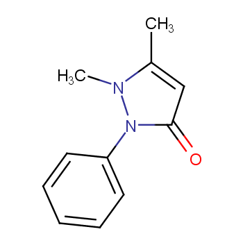 Antipyrine structure