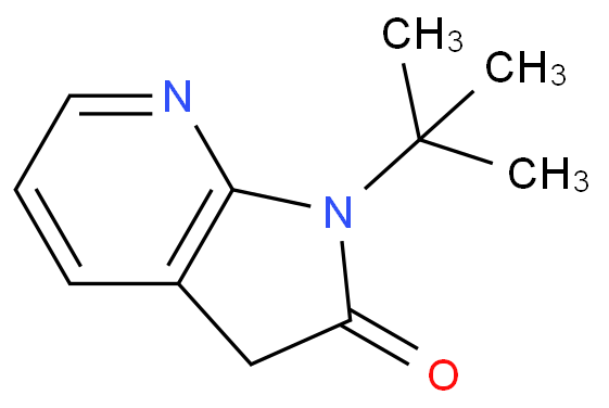 1-(叔丁基)-1,3-二氢-2H-吡咯并[2,3-B]吡啶-2-酮1455358-06-1