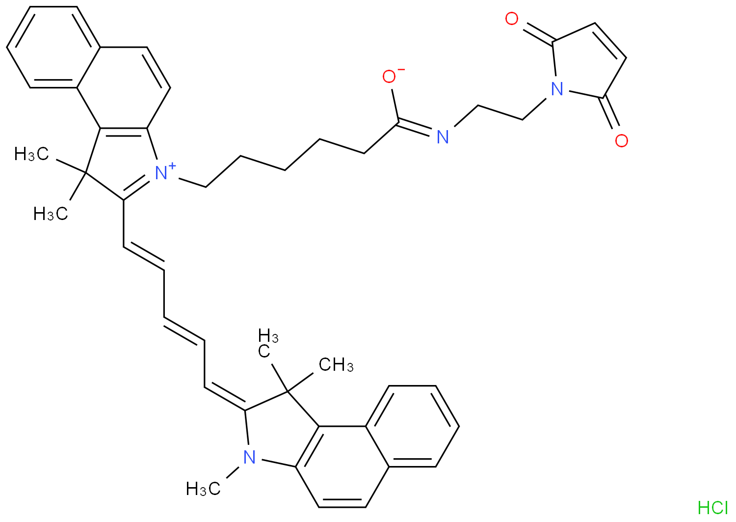 CY5.5-MAL脂溶菁染料CY5.5马来酰亚胺1593644-50-8