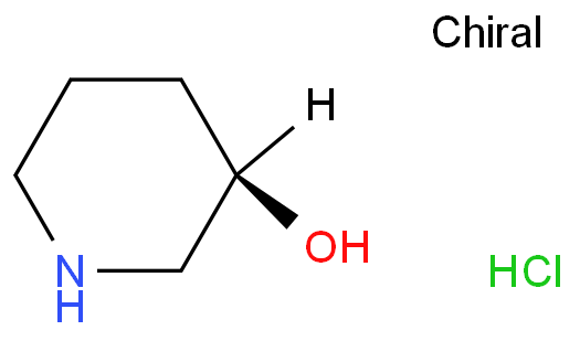 198976-43-1 (R)-3-羟基哌啶盐酸盐 结构式图片