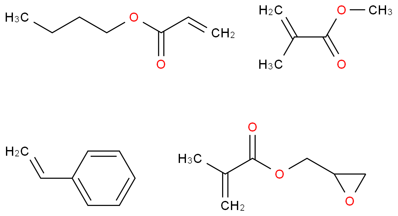 37953212 Methyl methacrylate, styrene, butyl acrylate, glycidyl