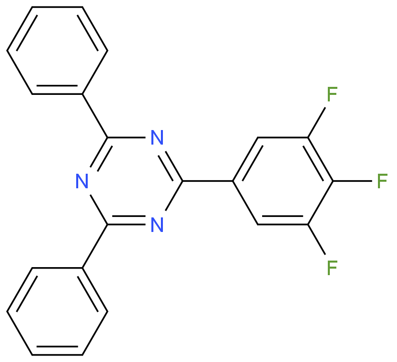 2,4-二苯基-6-(3,4,5-三氟苯基)-1,3,5-三嗪CAS1808158-43-1；（专业试剂/现货优势供应）