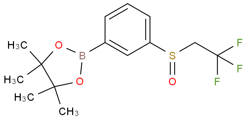 3-((2,2,2-三氟乙基)亚磺酰基苯硼酸频哪醇酯CAS号2304631-69-2(分析试剂/现货供应,质量保证)