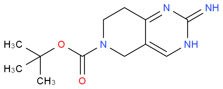 YRIDO[4,3-D]PYRIMIDINE-6(5H)-CARBOXYLIC ACID, 2-AMINO-7,8-DIHYDRO-, 1,1-DIMETHYLETHYL ESTER structure