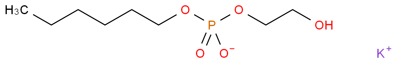 Phosphoric acid,monohexyl mono(2-hydroxyethyl) ester, monopotassium salt (9CI)  